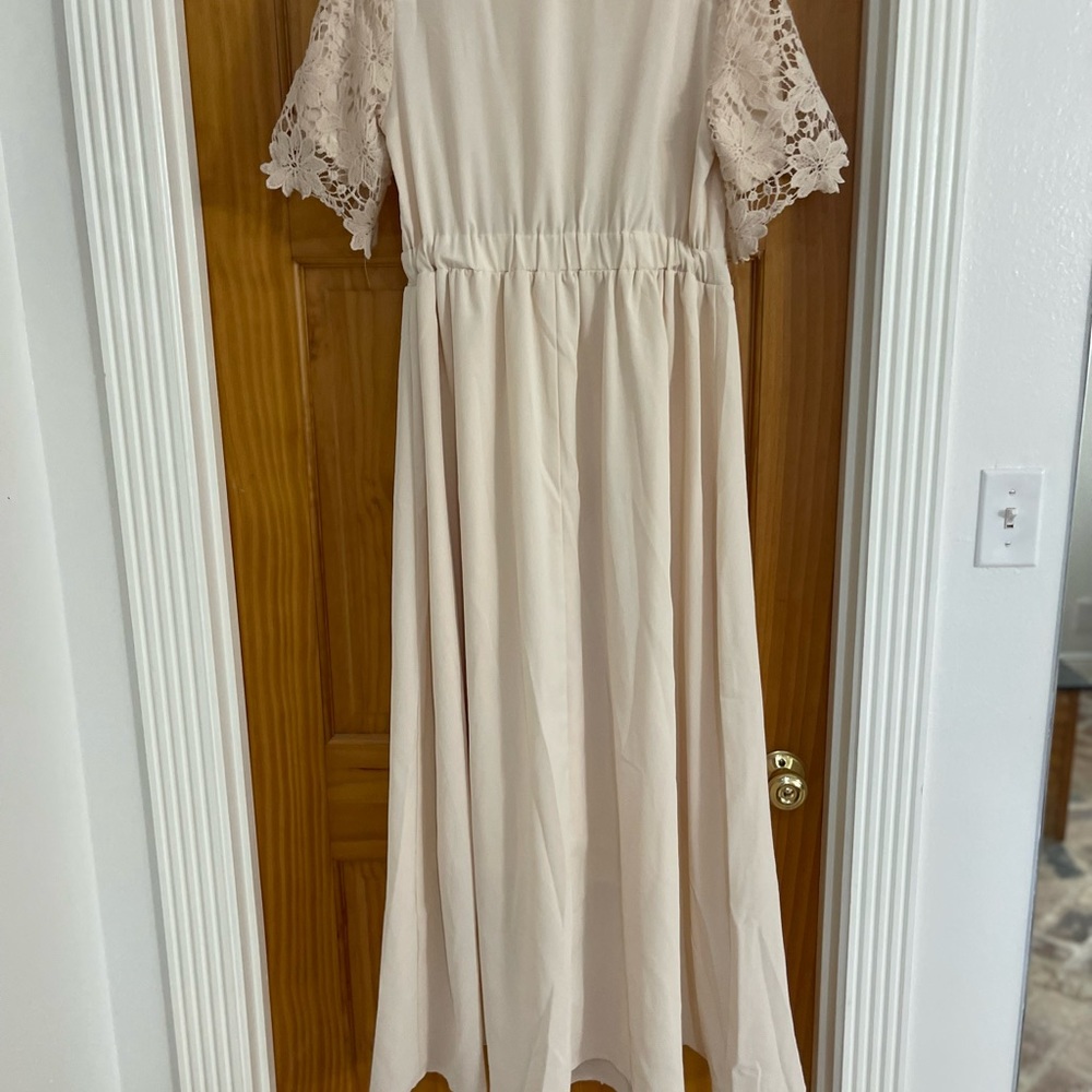 Roolee cream maxi dress - Picture 2 of 4